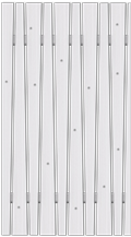 Sichtschutzzaun Manoa Fichte Grauweiß 100x180 cm