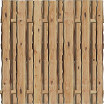 Sichtschutz Ponderosa 180x180 cm Lärche gehobelt naturbelassen