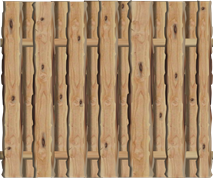 Sichtschutz Ponderosa 180x150 cm Lärche gehobelt naturbelassen