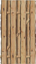 Sichtschutz Ponderosa Tür 100x180 cm Lärche gehobelt naturbelassen