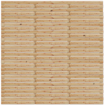 Rhombuszaun 180/60 mit 28 Profilen, Lärche/Douglasie, 180 x 180 cm