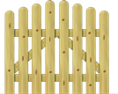 Staketenzaun Friesland 100x80/90 cm Pforte mit Oberbogen KDI