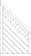 Dichtzaun Lyon 90x165/80 cm Abschluss mit Rankgitter Fichte Grauweiß