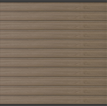 Systemzaun Kingston PVC 178 x 175 cm Dekor AnTeak