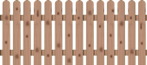 Frieslandzaun 180x80 cm, Fichte hellbraun