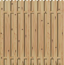Sichtschutzzaun Cadiz 180x180 cm Lärche naturbelassen