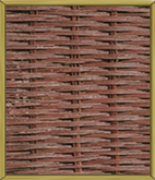 Weidenzaun Holm 120x140 cm Weidenruten ölbehandelt