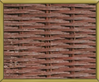 Weidenzaun Holm 120x100 cm Weidenruten ölbehandelt