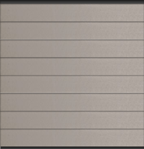 Systemzaun Kingston XL cWPC Steingrau Zaunelement 178 x 183 cm