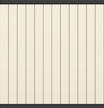 Systemzaun Kingston Vertical cWPC Beige Zaunelement 176 x 190 cm