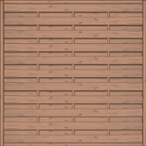 Dichtzaun Madras 180x180 cm geschlossen Fichte hellbraun
