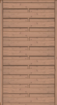 Dichtzaun Madras 100x180 cm geschlossen Fichte hellbraun