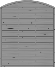 Bogendichtzaun Monegro 150x180/161 cm geschlossen Fichte Basaltgrau