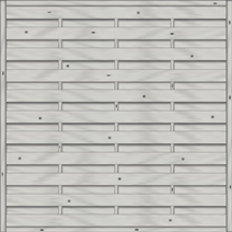 Dichtzaun Madras 180x180 cm geschlossen Fichte Struktur Grau