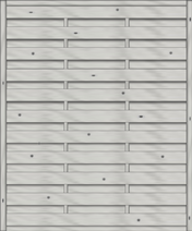 Dichtzaun Madras 150x180 cm geschlossen Fichte Struktur Grau