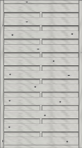 Dichtzaun Madras 100x180 cm geschlossen Fichte Struktur Grau