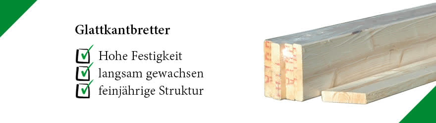 Glattkantbretter  - nord. Fichte/Tanne gehobelt+gefast