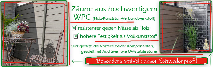 WPC Zäune