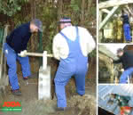 Joda® Flachdach Carports mit Holzblende -  Montage