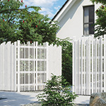 Bohlenzaun, Lattenzaun, Staketenzaun