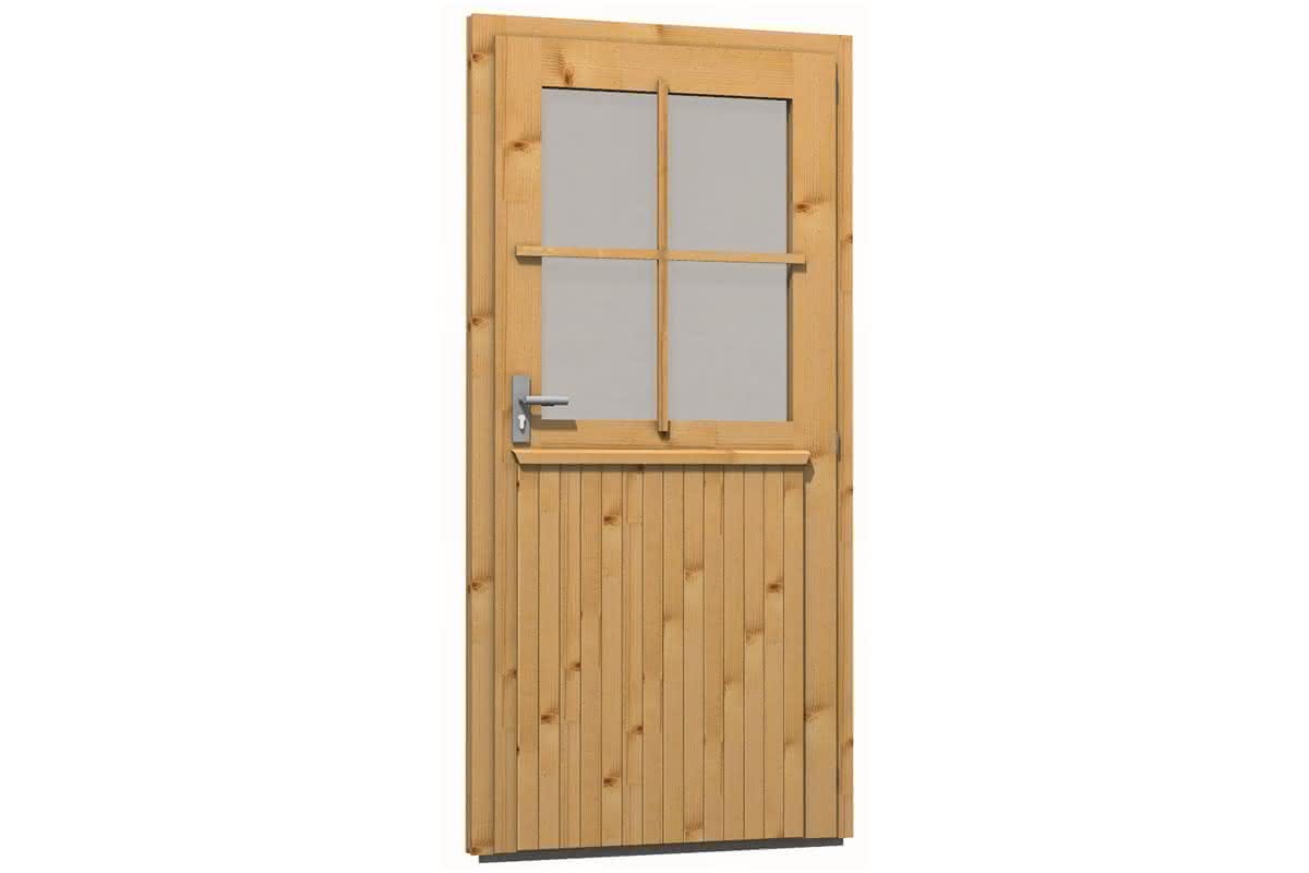 Blockhaus-Türen T 11 DIN re iso | 45 mm