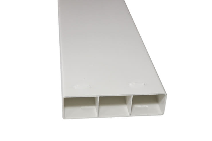 Zaunlatte 38x140x2438 mm für Joda® Weidezaun-System 3-Rail aus Kunststoff weiß Zaunlatte