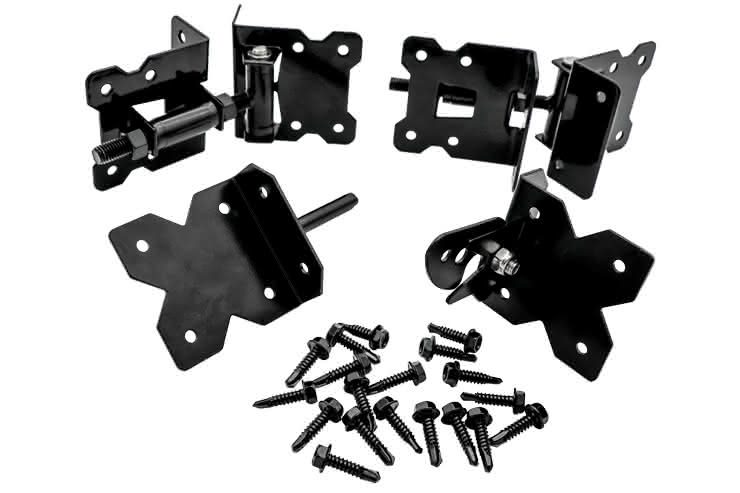 Beschlag für Pforte für Joda® Weidezaun-System 3-Rail aus Kunststoff weiß Beschlag für Pforte