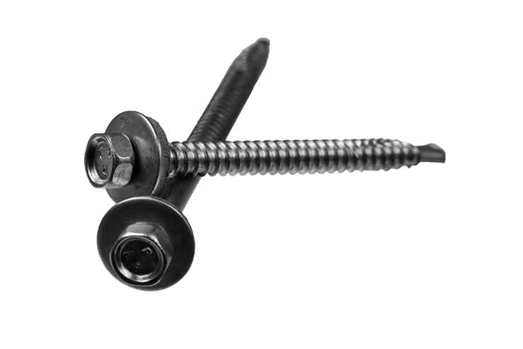 Edelstahlschraube mit Zinkbeschichtung "Metall" 5,5x50 mm Paket à 100 Stück 