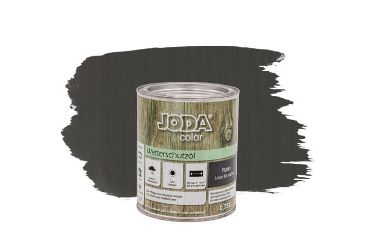 Joda Color Wetterschutzöl 0,75 Liter Platin 0,75 Liter | Platin