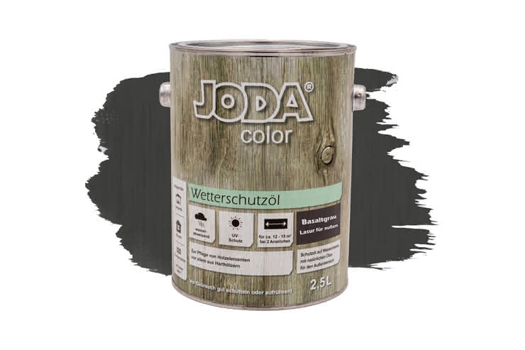 Joda Color Wetterschutzöl 2,5 Liter Basaltgrau 2,5 Liter | Basaltgrau