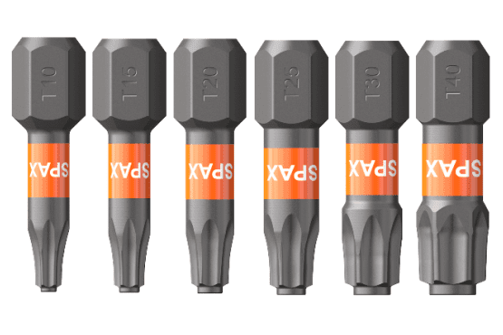 SPAX BIT, T-STAR plus, 6,4 x 25 mm 