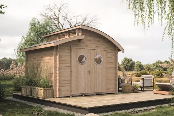 Modernes Gartenhaus 300 x 200 cm | 28 mm