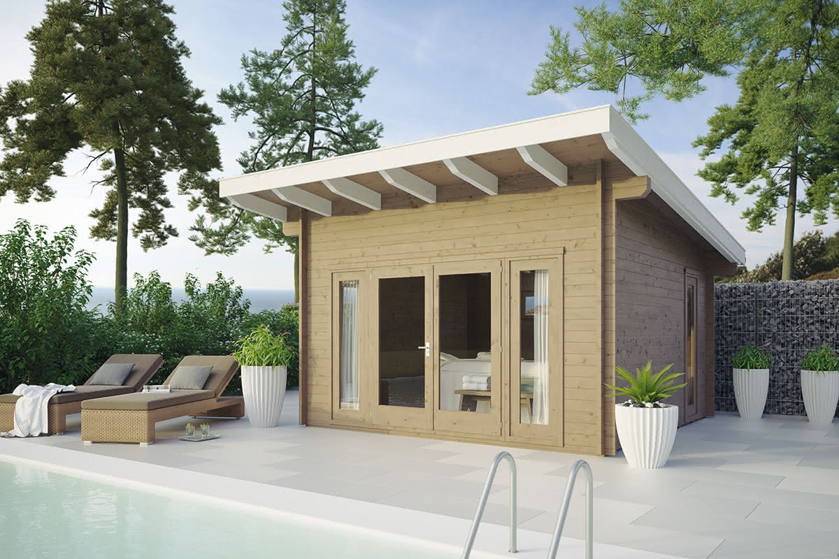 Gemütliche Gartenlaube 