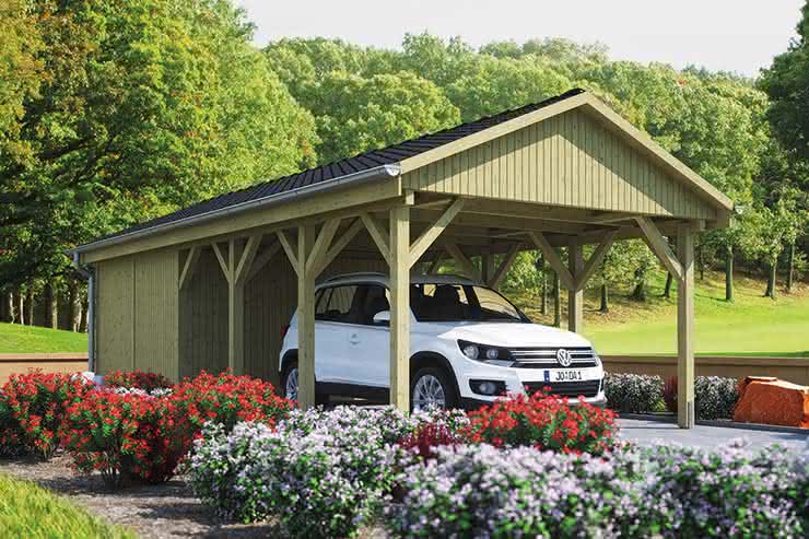 Carport Wismar | Breite: 405 cm 