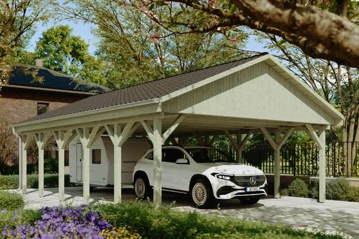 Doppelcarport Würzburg| Breite: 605 cm 