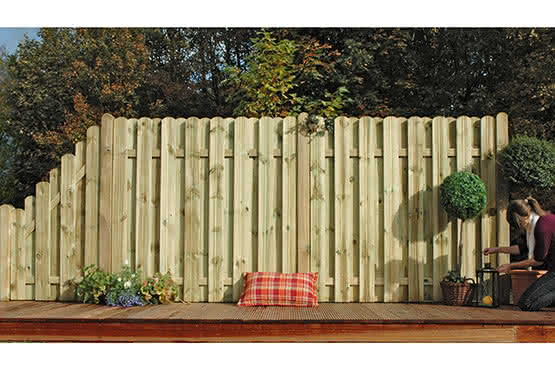 Sichtschutzwand Staketenzaun Herrera 