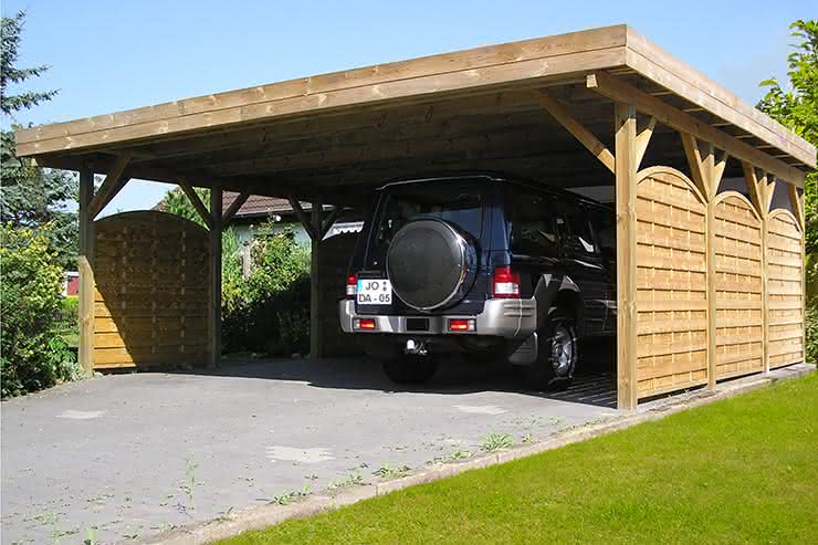 Doppelcarport Büsum | Breite: 605 cm 