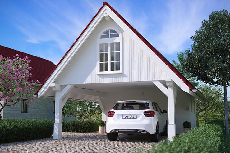 Doppelcarport Mölln | Breite: 605 cm 