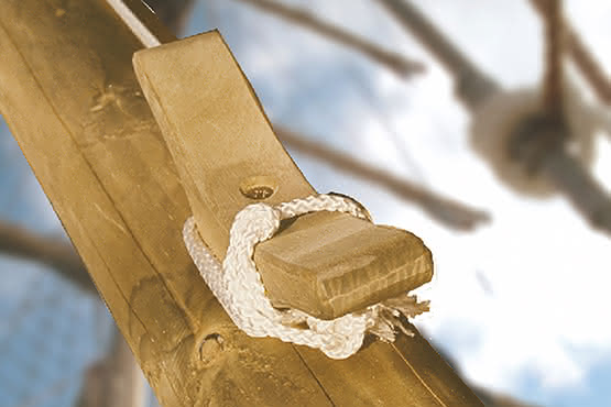 Leinenhalter für Fahnenmast 