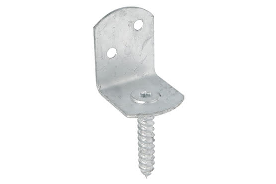 Flechtzaunhalter/L-Beschlag verzinkt verzinkt