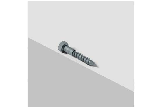 Sechskant-Holzschraube DIN 571 galv. verzinkt 8x60 mm 8 x 60 mm