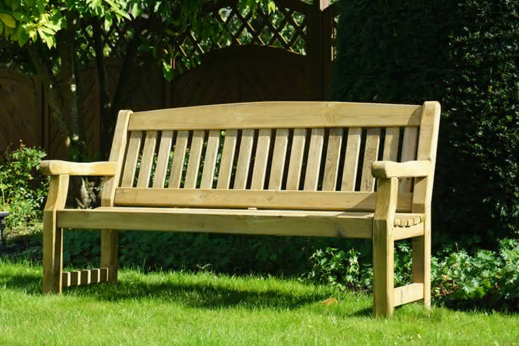 Gartenbank Münsterland 3-sitzer KDI grün 3-sitzer | KDI grün