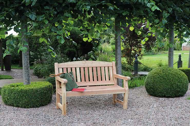 Gartenbank Münsterland 2-sitzer Lärche naturbelassen 2-sitzer | Lärche naturbelassen