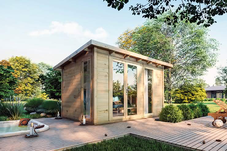 Gartenhaus 350 x 250 cm 