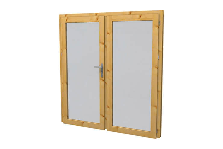 Blockhaus-Türen Greena DIN li | 45 mm