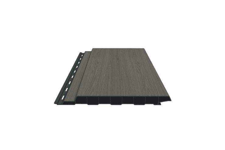 PVC-Fassaden-Standardprofil, foliert, 17x180x6000 mm grey amanita oak Grey Amanita Oak