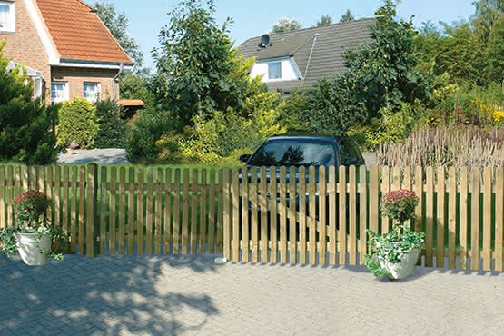 Zaun Holsteinzaun 68 100x80cm Pforte KDI  100 x 80 cm Pforte | KDI