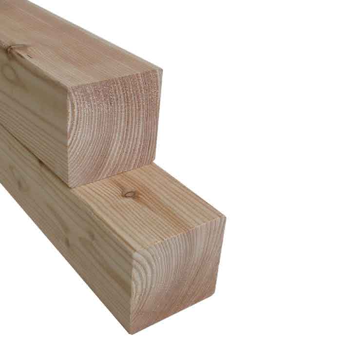 Gehobeltes Lärchen Konstruktionsholz KD 115 x 115 mm | 4,00 m