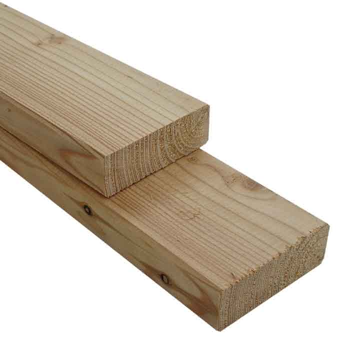 Gehobeltes Lärchen Konstruktionsholz KD 32 x 90 mm | 4,00 m