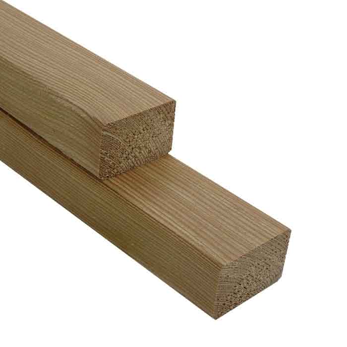 Gehobeltes Lärchen Konstruktionsholz KD 45 x 70 mm | 4,00 m